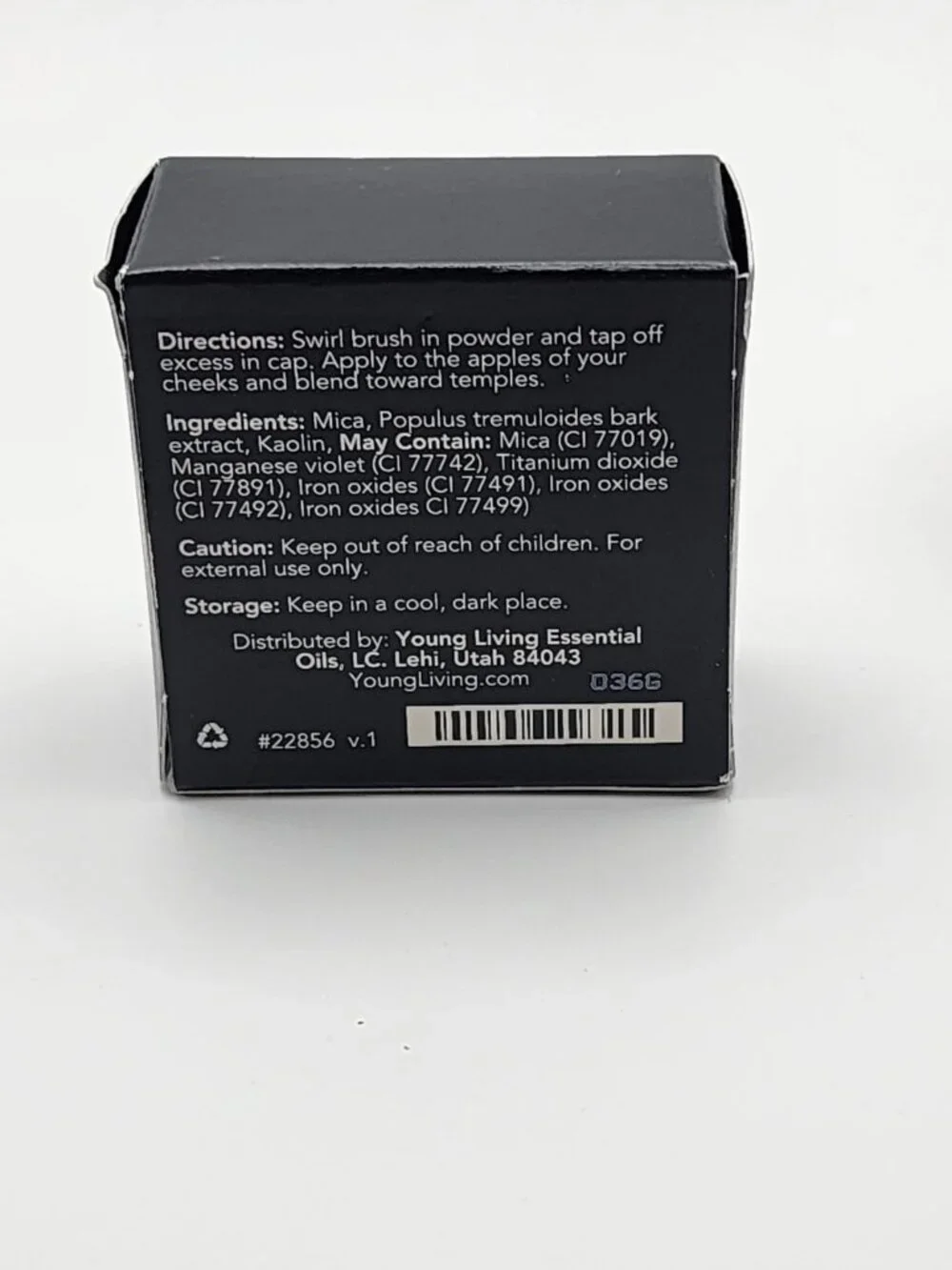 Young Living Savvy Minerals Loose Powder Blush Serene Coral Peach 0.06oz